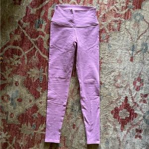 Alo Yoga Airbrushed High Waisted Leggings, XS, Pink Lavender